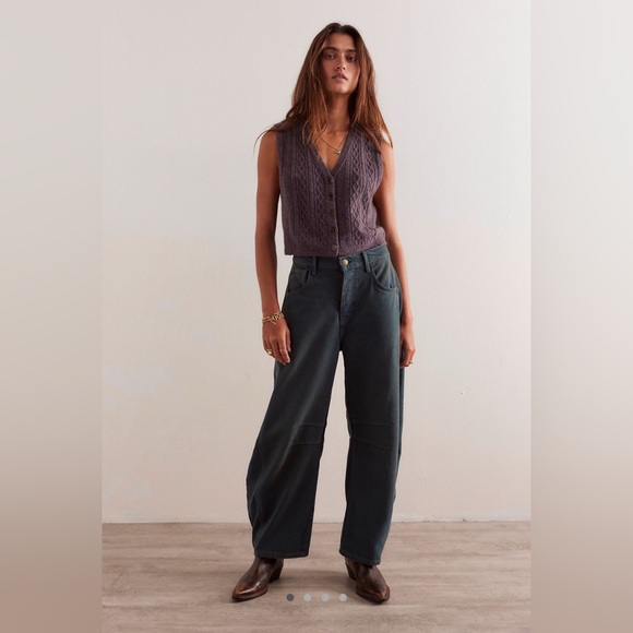 We The Free Denim - We the Free Good Luck mid-rise barrel leg jeans